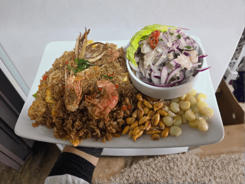 Chaufa de langostino